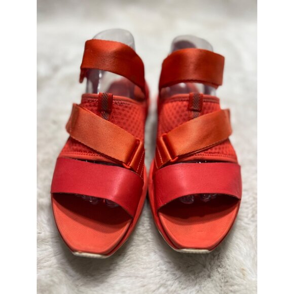 Sorel kinetic Impact Red Strappy Platform Sandal women size 8.5 - Picture 5 of 10